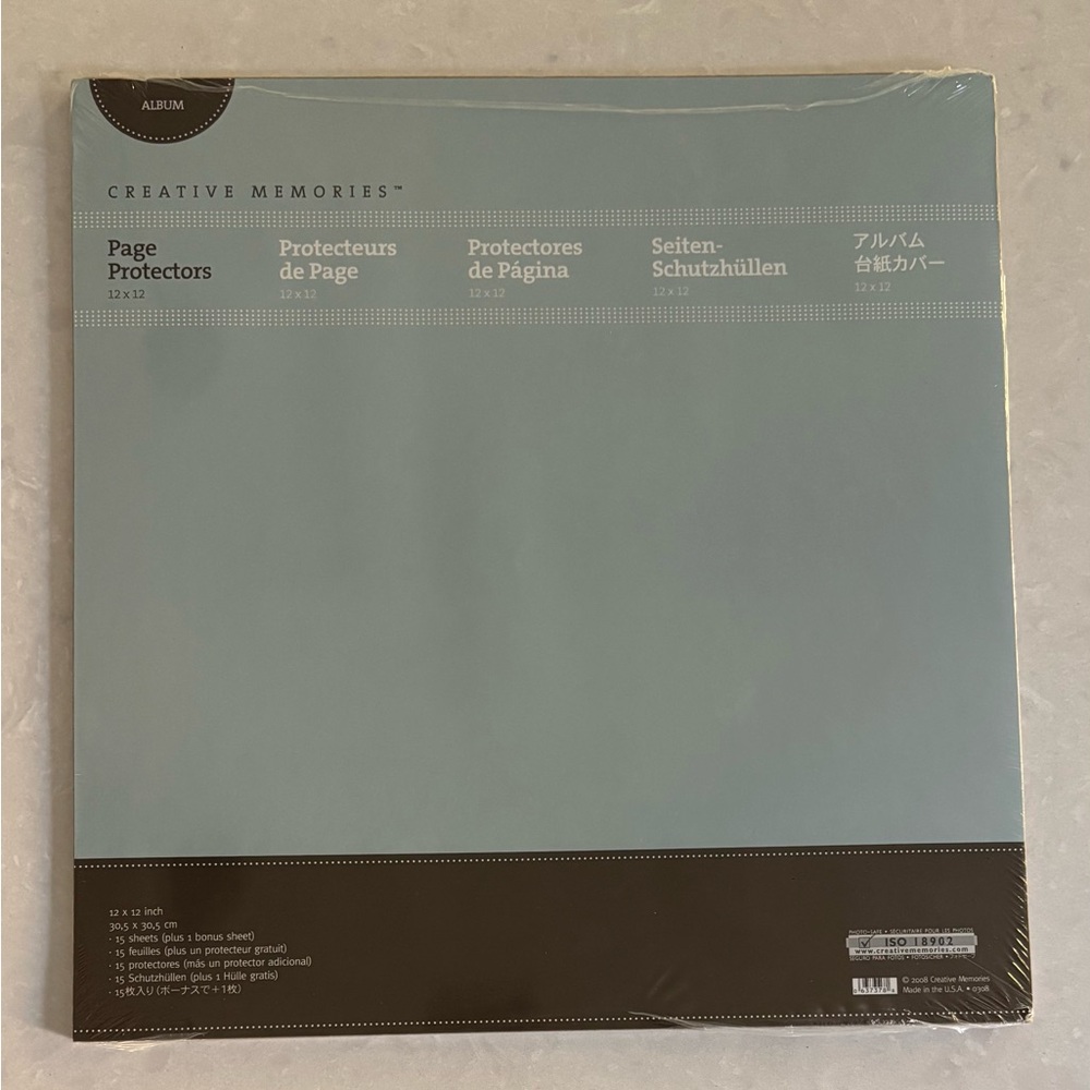 Creative Memories 12X12 Page Protectors